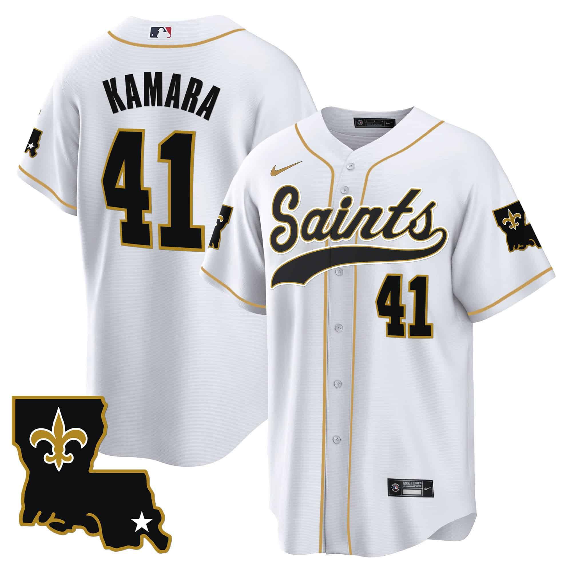 Men New Orleans Saints #41 Kamara White 2024 Nike 1987 Legacy Cool Base NFL Jersey->indianapolis colts->NFL Jersey